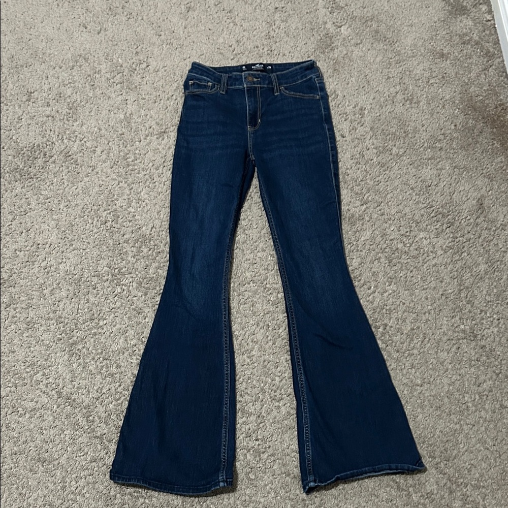 Hollister Dark Blue Flare Jeans